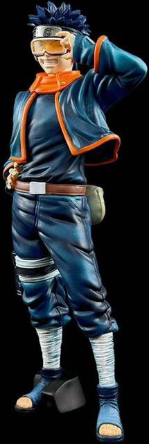 Bandai Anime Figur Obito Uchiha aus Naruto mit Brille und Stirnband, Multicolor, stehende Statue als Sammlerstück und Ornament - Bild 1