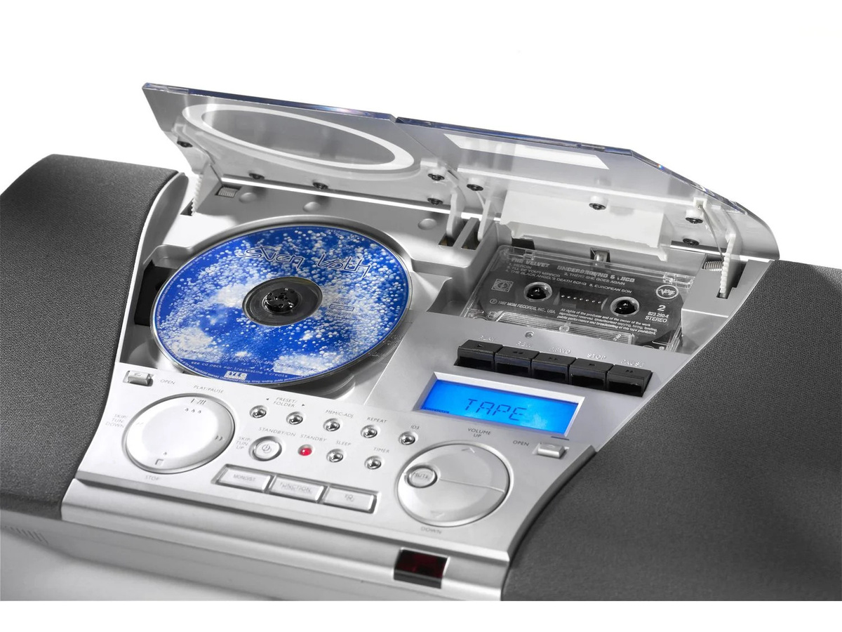 Kärcher Kompaktanlage MC 6550N mit CD-Player, Kassette und UKW Radio in Silber - Bild 3