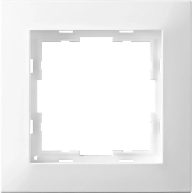 Finnja Elektromaterial Rahmen in Weiß Matt für den Einbau - Bild 1