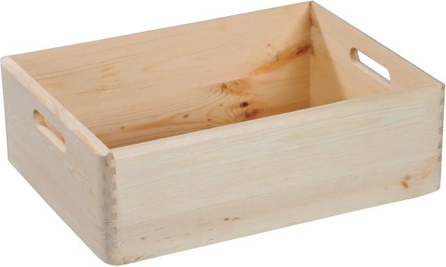 Kesper Allzweckkiste aus Kiefernholz in Braun - Bild 1