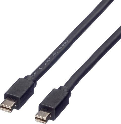 Roline Mini DisplayPort Anschlusskabel Schwarz, Länge: 3,00 m - Bild 1