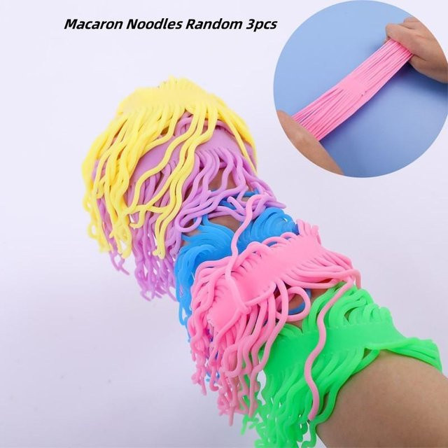 Fashnics Spaghetti Leuchtendes Italienisches Nudel Elastisches Dehnseil Fidget Spielzeug - Bild 1