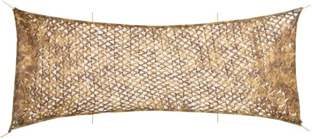vidaXL Tarnnetz mit Aufbewahrungstasche aus Polyester in Sandfarbe, B: 721 cm, H: 294 cm - Bild 1