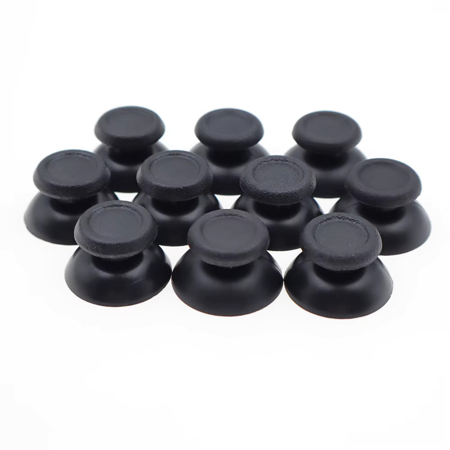 TingDong 10 Stück 3D-Analog-Stick-Abdeckungen in Schwarz für PS4 Controller und PlayStation 4 Joystick-Pilzkappen - Bild 2