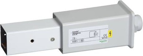 Schneider Electric KBB40ABD4TW KBB Endeinspeisung 40A, Rechtsmontage, 3L+N+PE, Fernsteuerleitung, Weiß/Grau - Bild 1