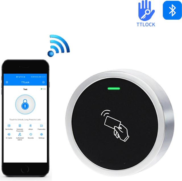 TTLock Mini Smart Access Control RFID-Leser S7 mit Tastatur, 13,56 MHz IC, IP67 wasserdicht, Metallgehäuse - Bild 1