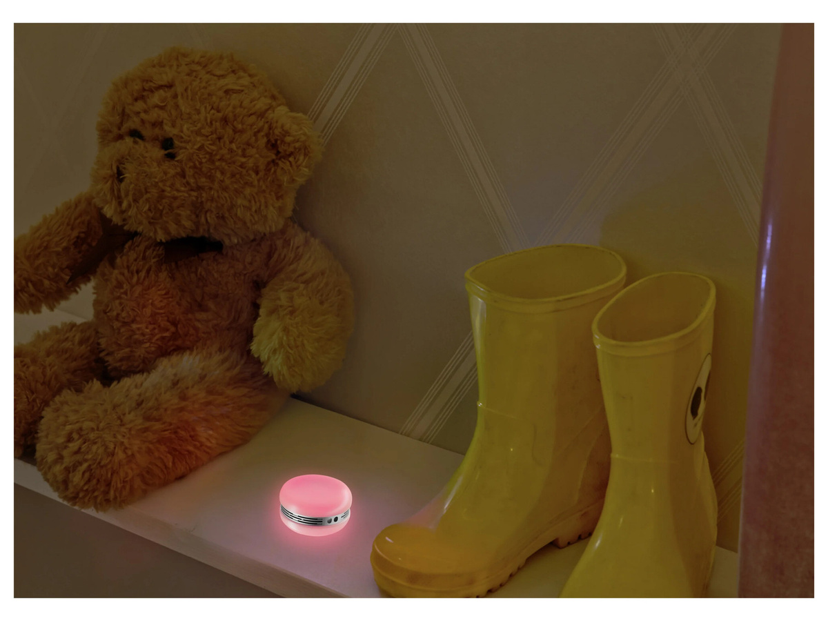 OSRAM SMART+ Macaron Bluetooth Lautsprecher mit RGB LED-Licht und Bewegungssteuerung in Pink - Bild 3