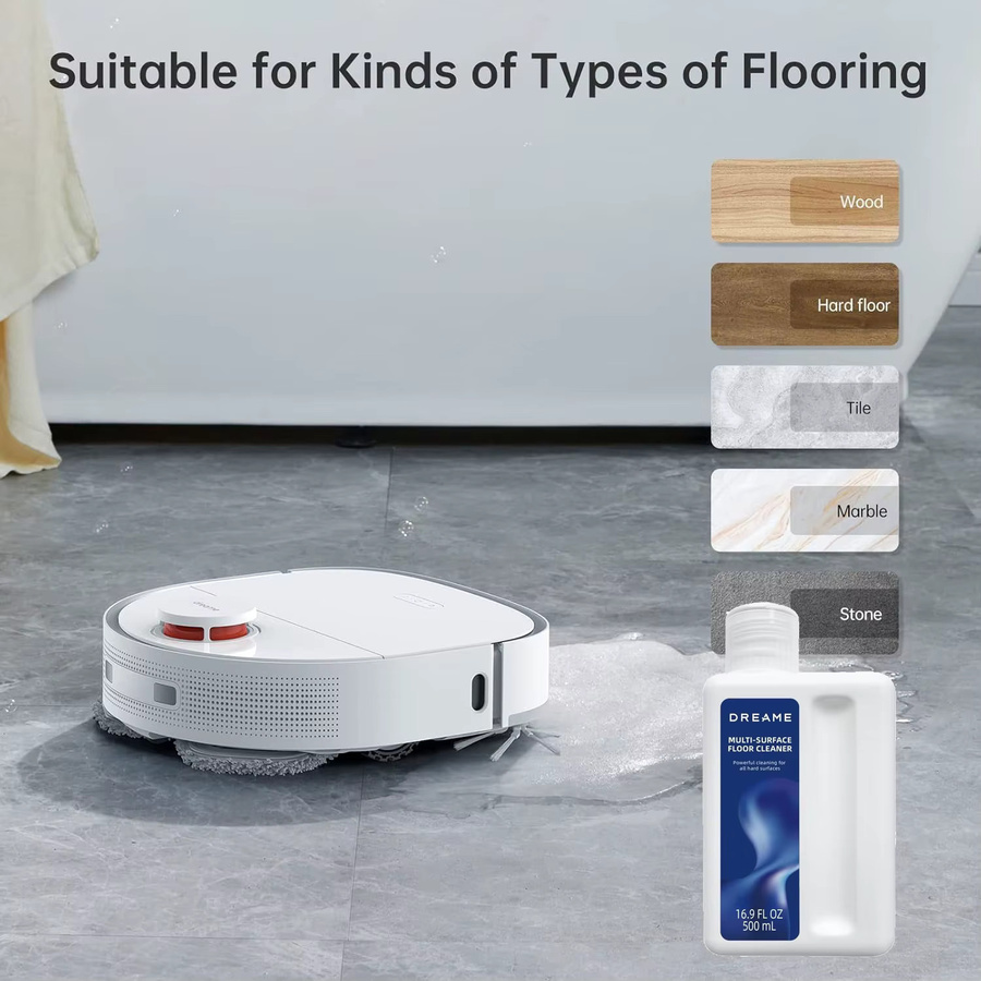 Dreame Bodenreinigungslösung für Roboterstaubsauger L10s Ultra, L20, L30, L40, L50 Ultra, X30, X40, X50 Ultra, H12, H13, H15 in Weiß - Bild 2