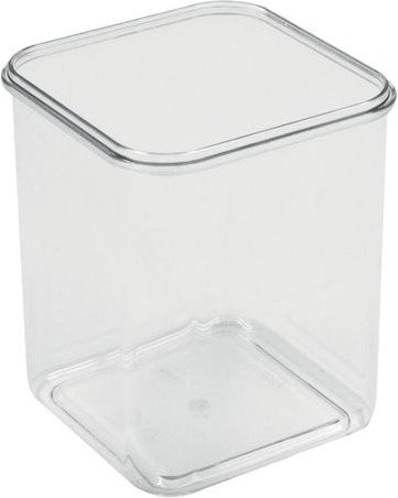 Schneider Vorratsdose transparent mit Schnappdeckel, Volumen: 1 l, B/T/H: 10,5 x 10,5 x 14 cm - Bild 1