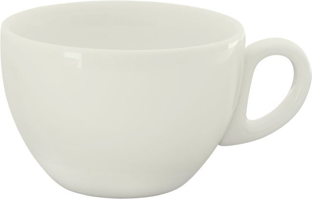 VEGA Kaffeetasse Opus aus Porzellan, Elfenbein, 6er Pack, 230 ml, Durchmesser: 9 cm, Höhe: 6,1 cm - Bild 1