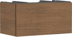 hansgrohe Waschtischunterschrank Xilesa E 1 mit einem Schubkasten, Eiche Kaschmir, Breite: 98 cm, Tiefe: 55 cm - Bild 1