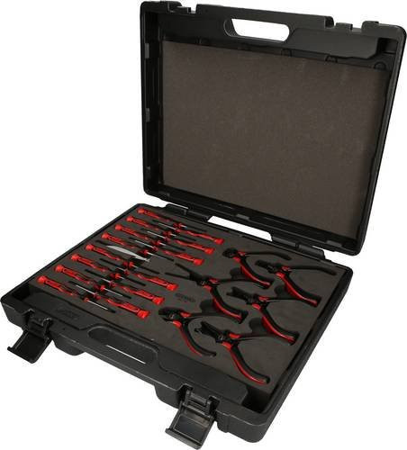 KS Tools Feinmechanik-Werkzeug-Satz 21-teilig aus Edelstahl in Schwarz - Bild 1