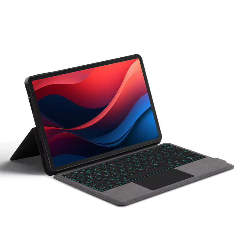 Ajiuyu Magische Hintergrundbeleuchtete Tastatur Hülle für Lenovo Tab M11 Xiaoxin Pad 11 Zoll tb331fc mit Spanisch Arabisch Portugiesisch und Koreanisch Layout - Bild 4