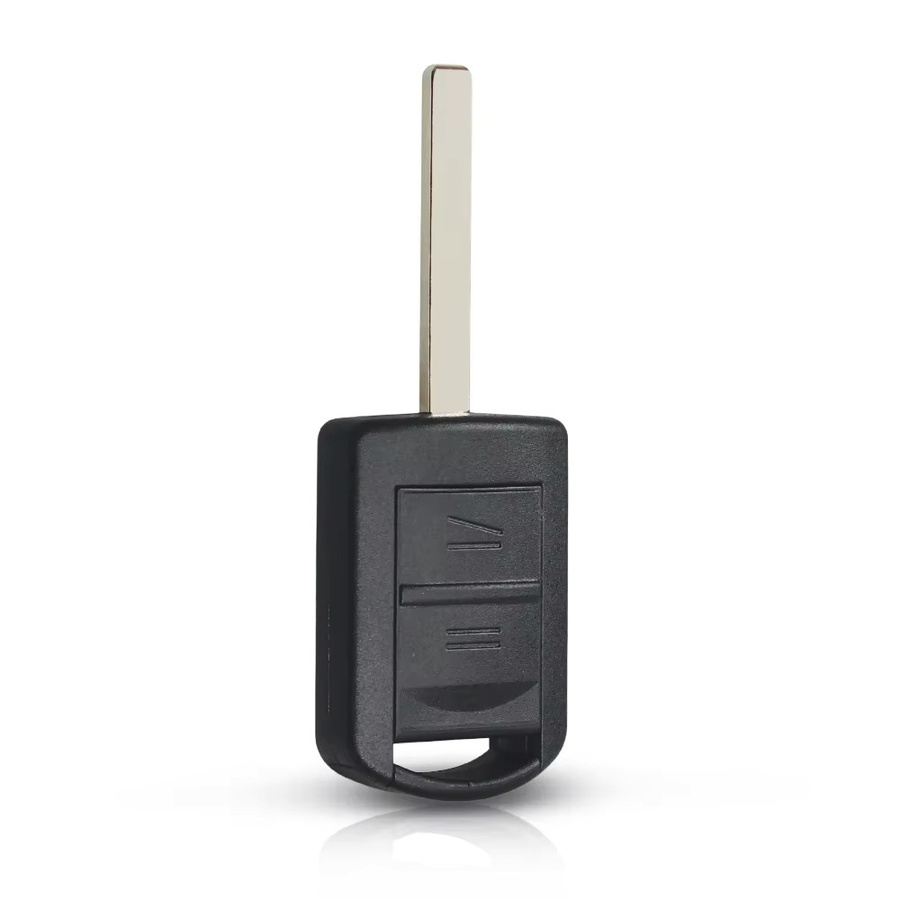 KEYYOU 2-Tasten-Autoschlüsselgehäuse für Vauxhall Opel Corsa C Combo Tigra Meriva Agila in Schwarz mit HU46 HU100 YM-28 HU43 Fernschlüsseletui - Bild 2