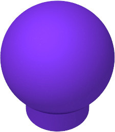 Gobricks 33176 Dekoration Kugelziegel Orb, 10-teiliges Set, Lila - Bild 1