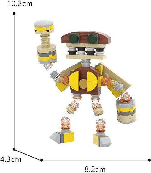 BuildMoc Wubbox, Roboter Figuren Bausteine Set, ab 14 Jahre - Bild 1