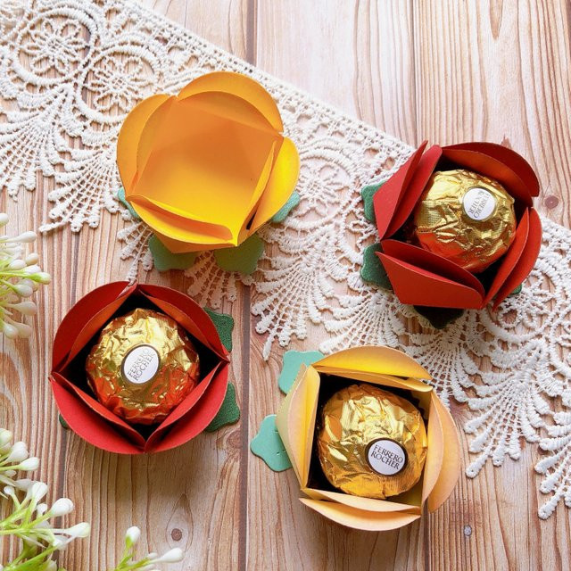 KLJUYP Metall-Stanzschablonen Rose Boxes für DIY Scrapbooking und Papierkarten - Bild 1