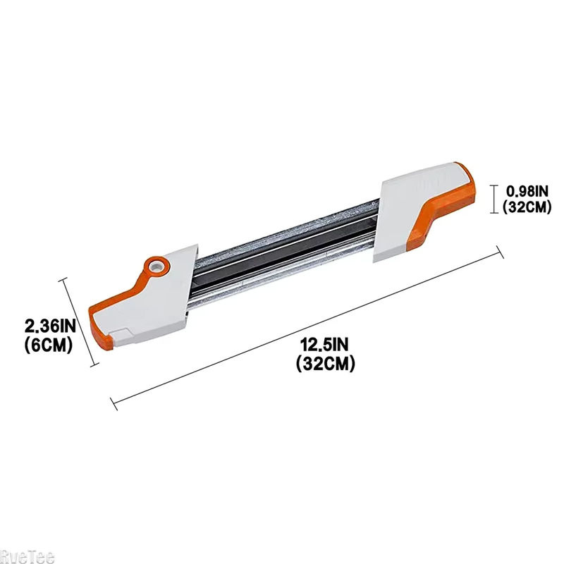 RveTee 2-in-1 Kettensägenfeile und Schleifstein Set 4,8 mm in Weiß für Stihl - Bild 5