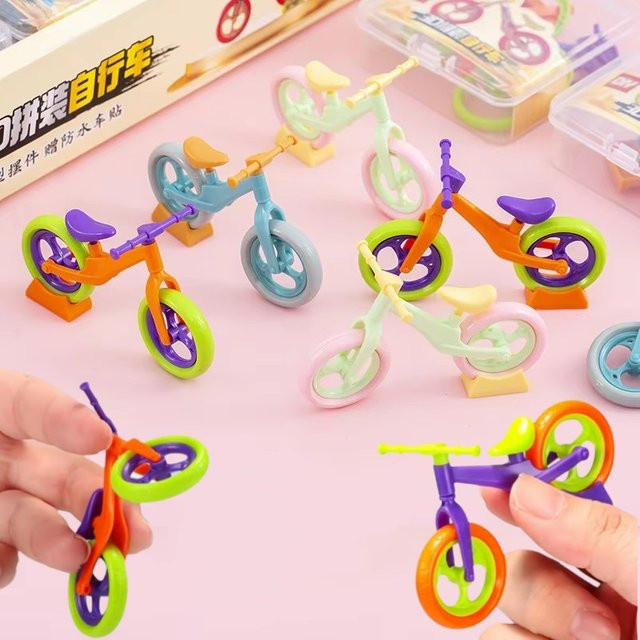 soulbao Montessori Mini-Fahrrad, DIY Zerlegbares Montage-Spielzeug, Lernspielzeug - Bild 1
