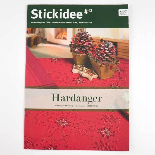 Rico Design Stick-Idee No.43 englisch (GB) in Rot aus Papier für Erwachsene - Bild 1