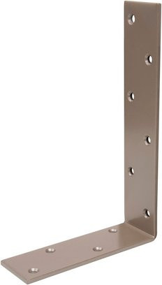 GAH Alberts Balkenwinkel aus Stahl, Beige, B/H/L: 160 x 50 x 240 mm - Bild 1