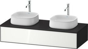 Duravit Waschtischunterschrank Zencha in Weiß mit Einrichtungs-System B/T: 130 x 55 cm - Bild 1