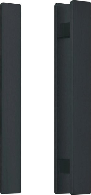 Loft+Mehr Griffstange Eckig zum Kleben aus Edelstahl Schwarz Matt 35 cm - Bild 1