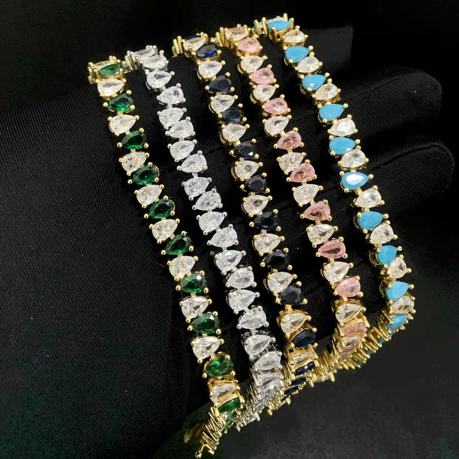 JYZSHINY Armband, Bicolor, Zirkonia, Damen - Bild 3