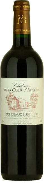 Château de la Cour d'Argent, Merlot, 2023, Rotwein, 0,75 l - Bild 1