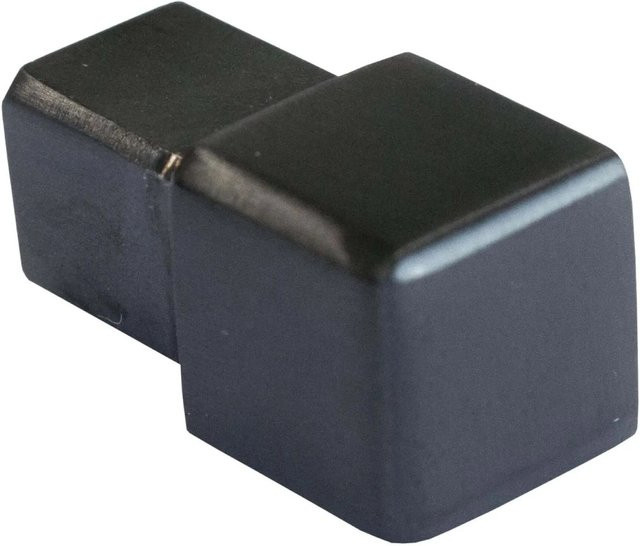 Dalsys Endstück für Quadratprofil 10mm aus Edelstahl in Schwarz gebürstet - Bild 1