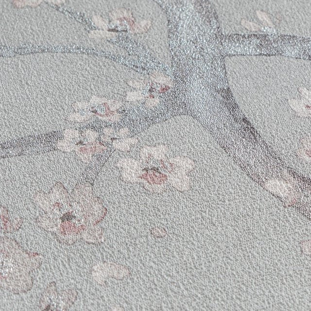 A.S. Création Vliestapete Blütenmuster Floral in Grau-Rosa, B: 0,53 m x L: 10,05 m - Bild 1