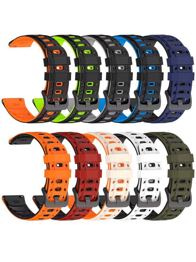 Xiaomi Uhrenarmband Silikon, zweifarbig, 22 mm, Unisex - Bild 5