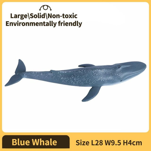 Yiran toy 1 Meeresleben Blauwal Weißer Hai Actionfiguren Tiere - Bild 1