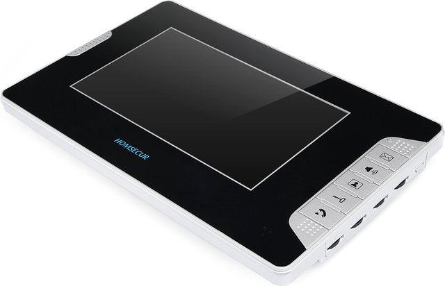 HOMSECUR XM703-B V70E-B Kabelgebundene Video-Türsprechanlage mit 7-Zoll-TFT-LCD-Farb-Innenmonitor - Bild 1