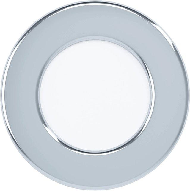 Eglo LED-Einbauspot Fueva 5 in Chrom mit 4.000K neutralweißem Licht, Durchmesser: 8,6 cm - Bild 1