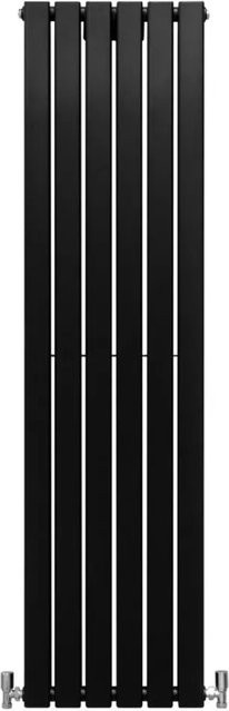Monstershop Paneelheizkörper Matte Schwarz B: 160 cm, H: 28 cm - Bild 1