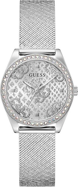 Guess Damenuhr Boa, Analoguhr, Quarz, Edelstahl, Silber, 32 mm - Bild 1