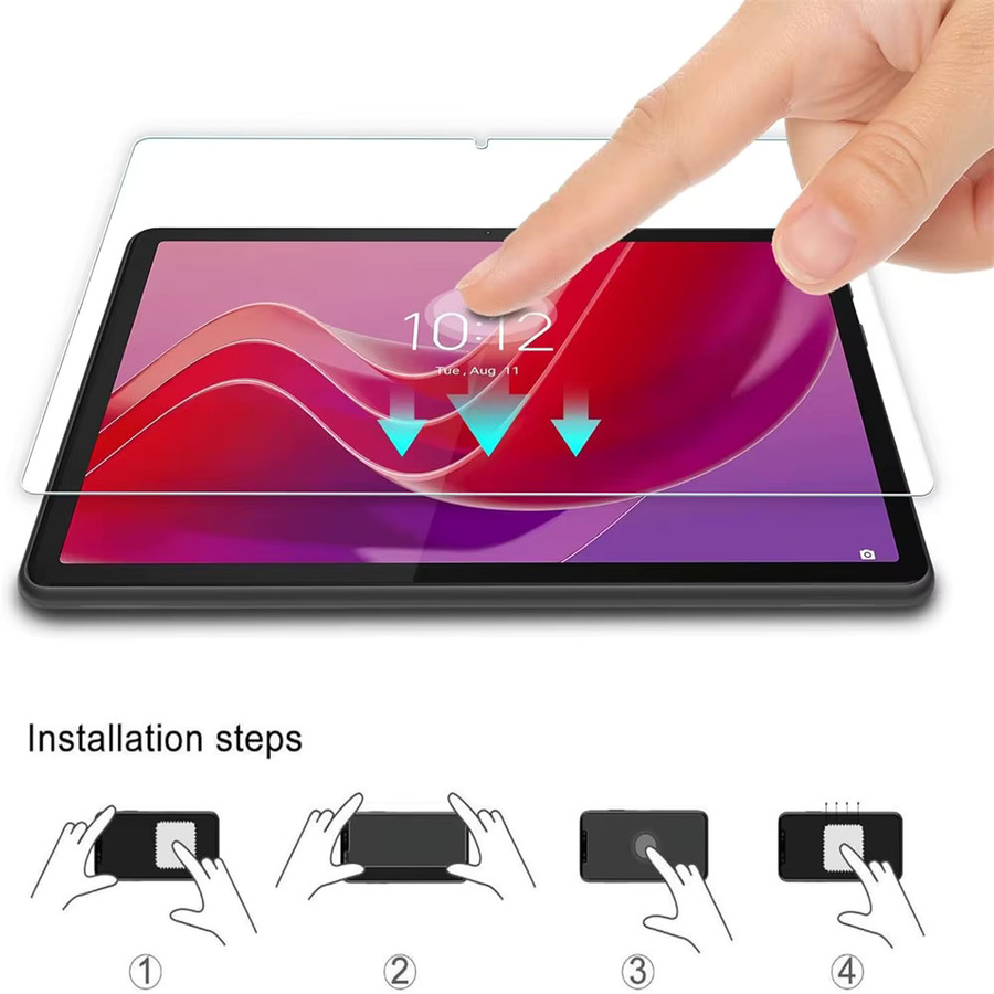 Lenovo Tab M11 11 Zoll 2024 Displayschutzfolie aus 9H gehärtetem Glas, transparent, kratzfest und anti-fingerabdruck - Bild 4