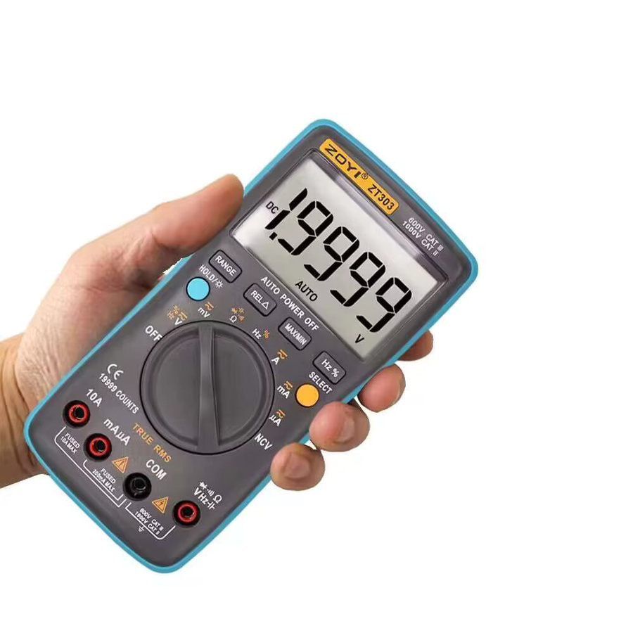 ZOYI Digitalmultimeter ZT 301/302/303 True RMS Auto Range Amperemeter Voltmeter mit Smart-Funktion, Kondensator-, Temperatur-, NCV- und Ohm-Tester - Bild 2