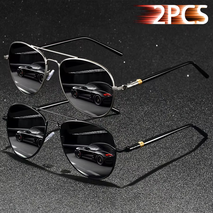 WSZ Sonnenbrille Aviator, Metall, Vollrand, Schwarz, Unisex - Bild 1