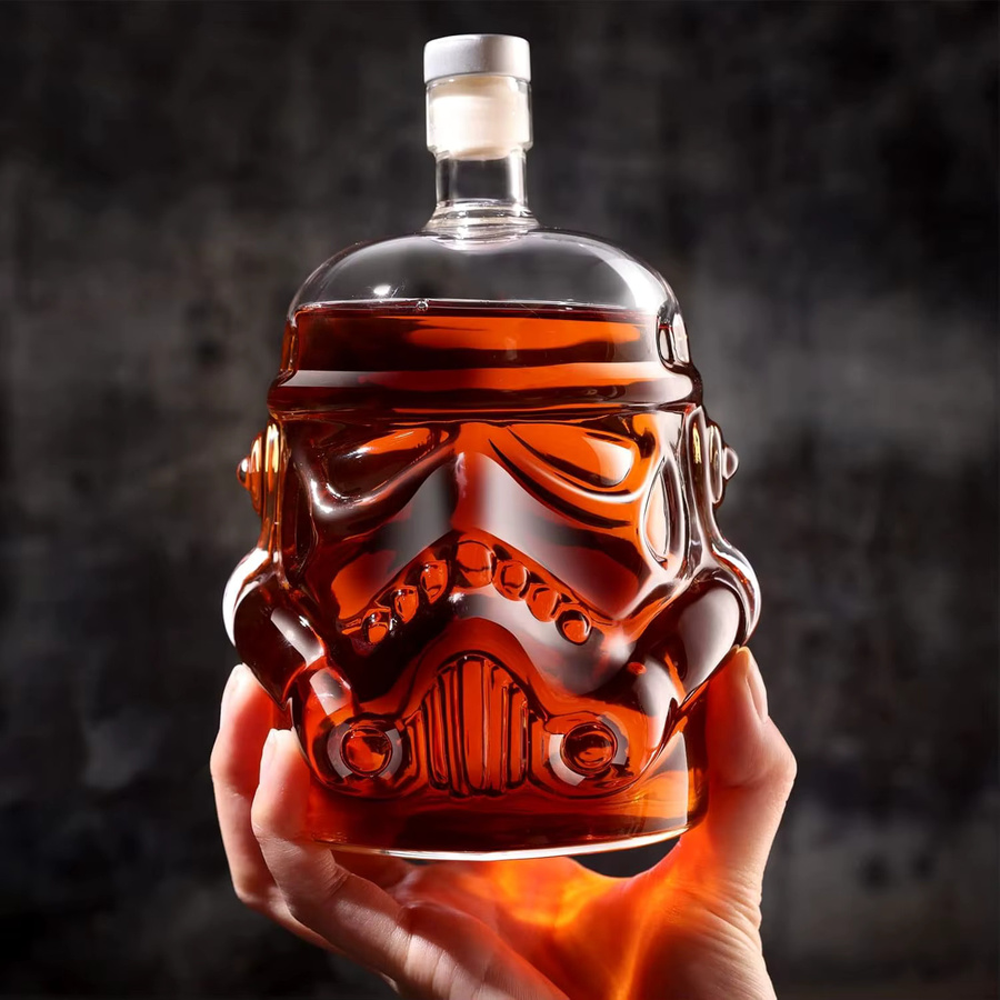 Transparente Glas-Whiskey-Karaffe für Scotch, Bourbon oder Wodka - Bild 4