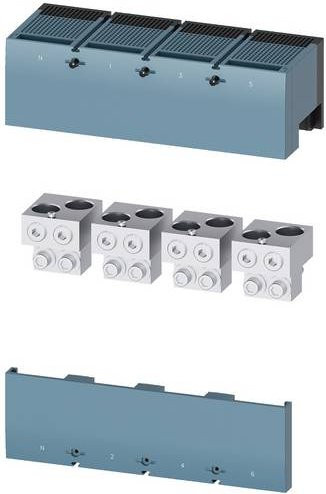 Siemens Rundleiteranschlussklemme 3VA9674-0JC24 grau - Bild 1