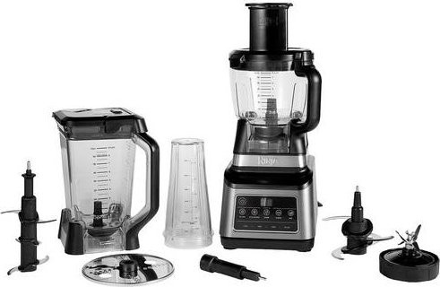 Ninja 3-in-1-Küchenmaschine mit Auto-iQ BN800EU, 1200W, Schwarz, Silber - Bild 3