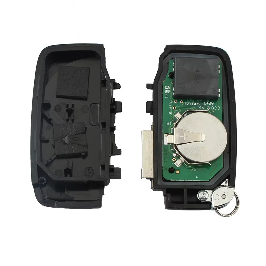 KEYYOU Fernbedienung Schlüssel mit ID49 Chip für Land Rover LR2 LR4 Range Rover Evoque Sport, 315 MHz / 433 MHz, Schwarz - Bild 3