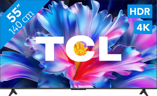 TCL LED Smart TV P6L (2026) 55 Zoll 4K UHD in Schwarz - Bild 1