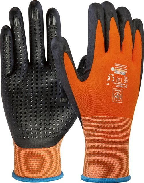 LUX-TOOLS Allroundhandschuh in Orange, Größe 11 (XXL) - Bild 1