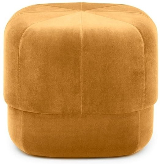 Normann Copenhagen Circus Hocker in Gelb mit Veloursstoff - Bild 1