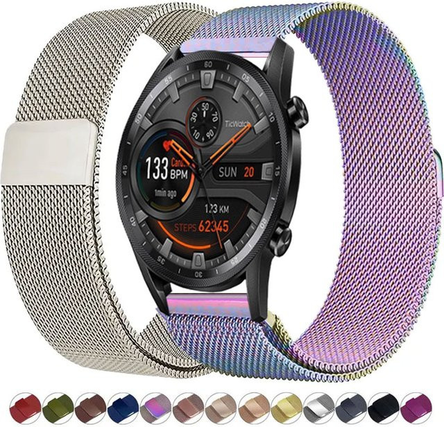 Hiyii Uhrenarmband Milanaise, Edelstahl, Silber, Unisex - Bild 1