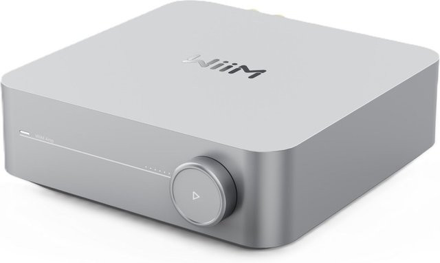 WiiM Amp Streaming-Vollverstärker in Silber mit HDMI, Optisch, USB und USB-A - Bild 1