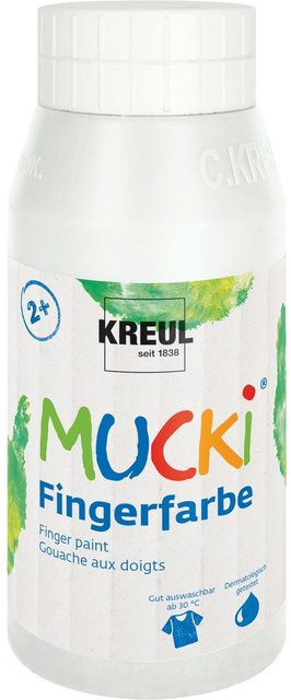 MUCKI Fingerfarbe Weiß mit Bitterstoffen - Bild 1